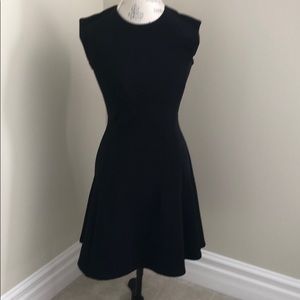Ottoman Knit Fit and Flare Dress